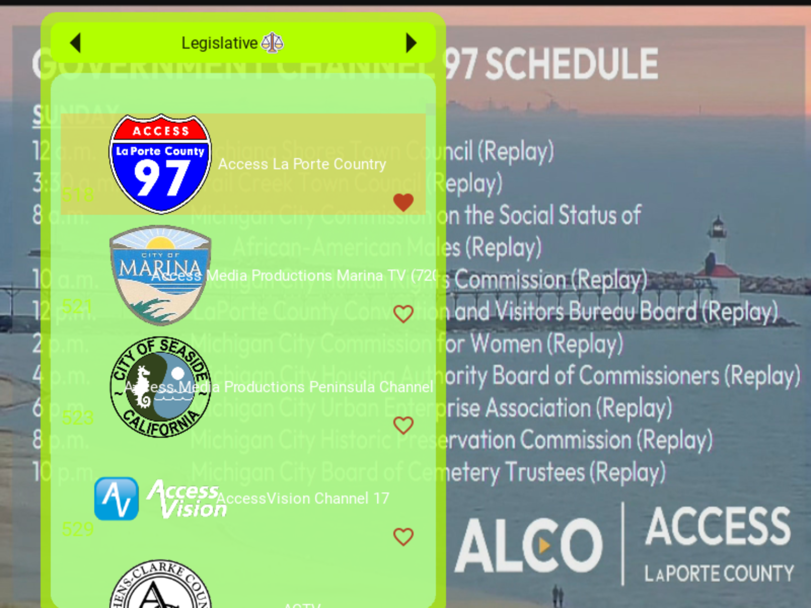 Home Screen