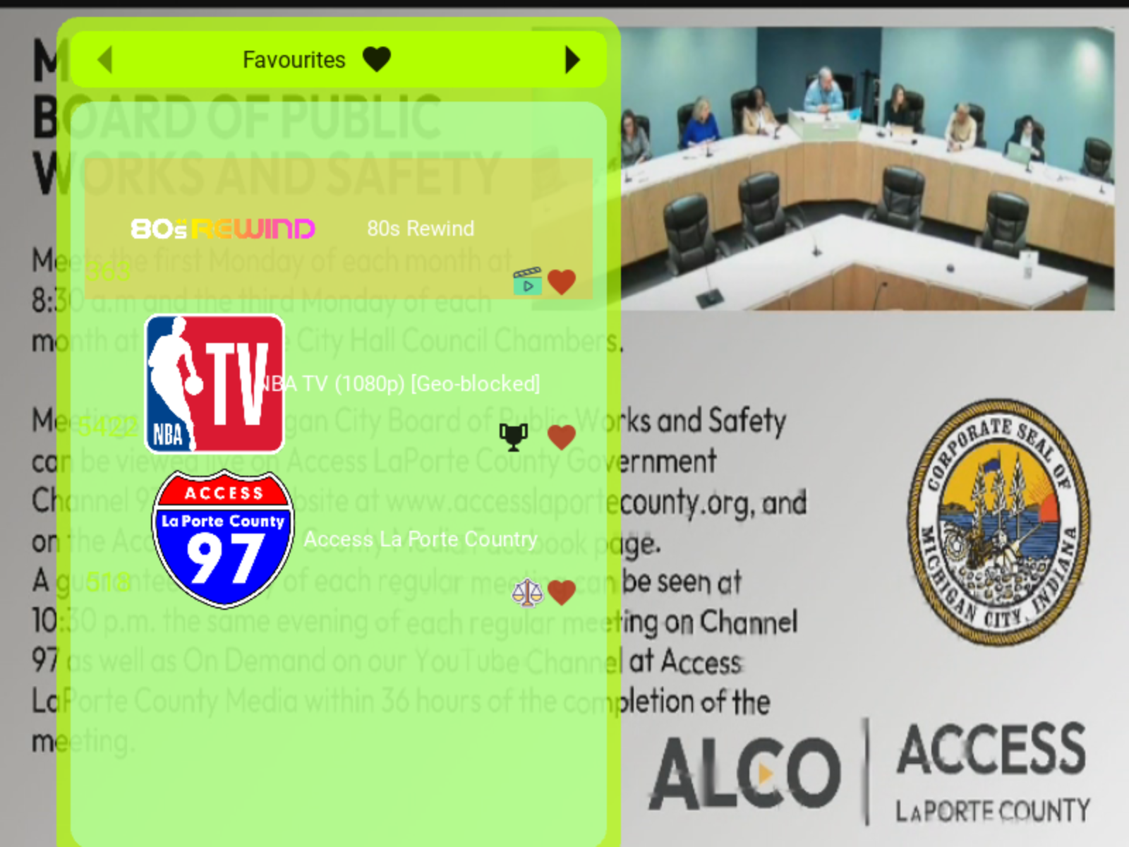 Home Screen